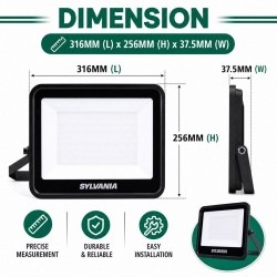Sylvania 150W Start Eco LED Flood Light GN2 15,000LM - 3000K / 6500K