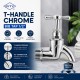 CITY T-Handle Chrome Bib Tap 1/2''