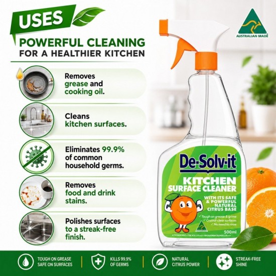 De-Solv-It Kitchen Surface Cleaner 500ML