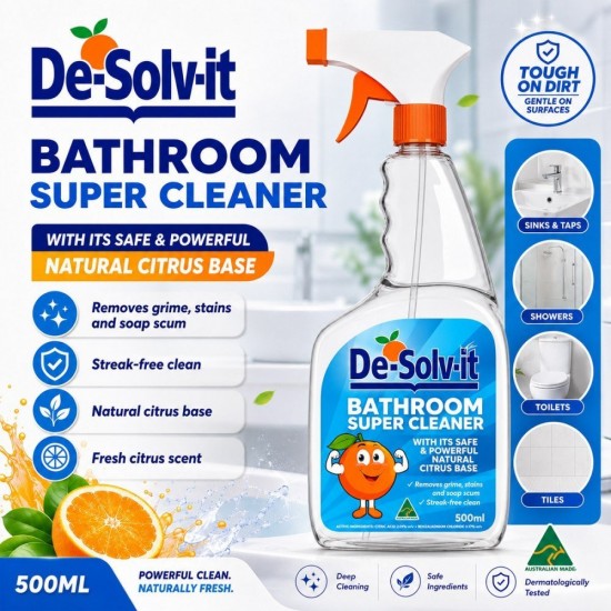 De-Solv-It Bathroom Super Cleaner 500ML De-Solv-It Bathroom Super Cleaner 500ML
