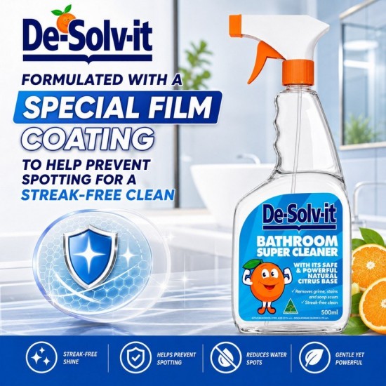 De-Solv-It Bathroom Super Cleaner 500ML De-Solv-It Bathroom Super Cleaner 500ML