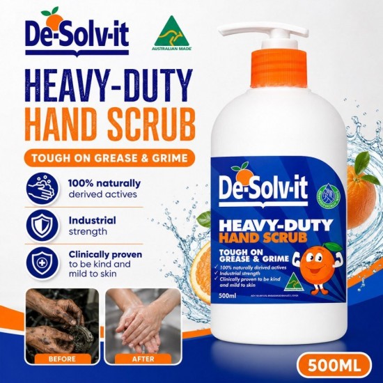 De-Solv-It Heavy-Duty Hand Scrub 500ML De-Solv-It Heavy-Duty Hand Scrub 500ML