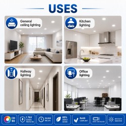 Cielo ''Light Me'' Ultra Slim LED Downlight 4" (6W) / 6" (12W) - 3000K / 4000K / 6000K