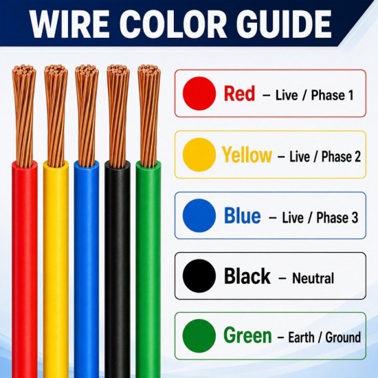 Million 100% Pure Copper Electrical Cables (SIRIM) 1.5MM/2.5MM x 100M - Black/Blue/Green/Red/Yellow Million 100% Pure Copper Electrical Cables (SIRIM) 1.5MM/2.5MM x 100M - Black/Blue/Green/Red/Yellow