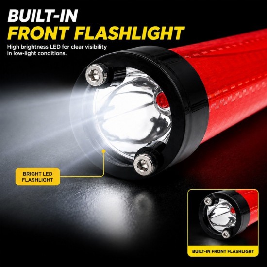Colex 5400 LED Traffic Baton Red/Blue Light 38MM (D) x 540MM 21" (L) With Magnetic, Flashlight & Whistle Colex 5400 LED Traffic Baton Red/Blue Light 38MM (D) x 540MM 21" (L) With Magnetic, Flashlight & Whistle