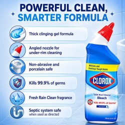 Clorox Toilet Bowl Cleaner Bleach 709ML - Rain Clean
