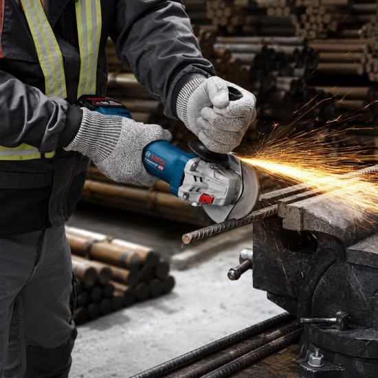 Bosch GWS 18V-8 Cordless Brushless Angle Grinder 4'' 100MM 18V 4.0Ah (06019N90L0) Bosch GWS 18V-8 Cordless Brushless Angle Grinder 4'' 100MM 18V 4.0Ah (06019N90L0)