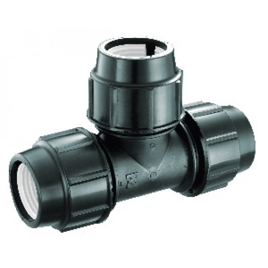 HDPE Poly Fittings Equal Tee 32mm x 32mm