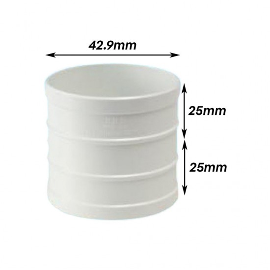 Bina Plastic UPVC Fittings Straight Coupling 1 1/2" 40MM