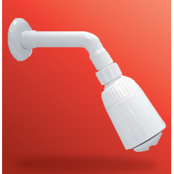 Watertec Shower Arm & Rose 102 (5") White