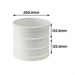 Bina Plastic UPVC Fittings Straight Coupling 8" 200MM