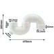 Bina Plastic UPVC Fittings S-Trap I/O 4" 110MM Bina Plastic UPVC Fittings S-Trap I/O 4" 110MM