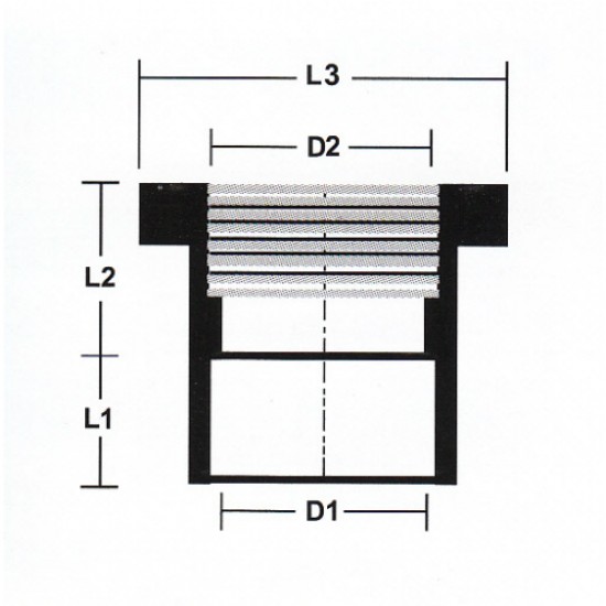 Bina Plastic UPVC Fittings P/T Socket 1 1/4" 32MM Bina Plastic UPVC Fittings P/T Socket 1 1/4" 32MM