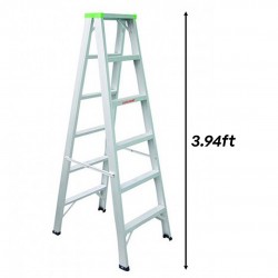 Everlas DS05 Double Sided Aluminium Ladder 5 Step 1201MM (3.94FT)