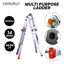 Everlas YMPRH14 Multi Purpose Ladder 14 Rung 4279MM (14.04FT)