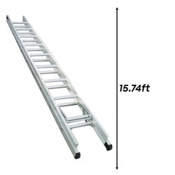 Everlas ED10DR Heavy Duty Double Extension Ladder 18 Steps 4798MM (15.74')
