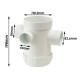 Bina Plastic UPVC Fittings Floor Gully With I/O 4" x 3"  (110MMx82MM)