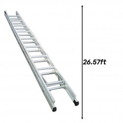 Everlas ED16DR Heavy Duty Double Extension Ladder 30 Steps 9098MM (26.57')
