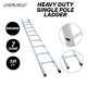 Everlas ES08DR Heavy Duty Single Pole Ladder 7 Rung 2411MM (7.91') Everlas ES08DR Heavy Duty Single Pole Ladder 7 Rung 2411MM (7.91')