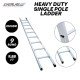 Everlas ES10DR Heavy Duty Single Pole Ladder 9 Rung 3011MM (9.88') Everlas ES10DR Heavy Duty Single Pole Ladder 9 Rung 3011MM (9.88')
