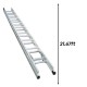 Everlas ET10DR Heavy Duty Triple Extension Ladder 21 Rung 6606MM (21.67')