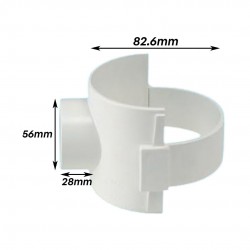 Bina Plastic UPVC Fittings Boss Connector 3" x 2" (82MMx50MM) Bina Plastic UPVC Fittings Boss Connector 3" x 2" (82MMx50MM)