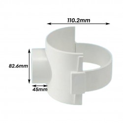 Bina Plastic UPVC Fittings Boss Connector 4" x 3" (110MMx82MM) Bina Plastic UPVC Fittings Boss Connector 4" x 3" (110MMx82MM)
