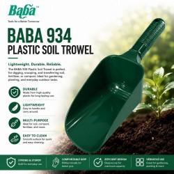 Baba 934 Biodegradable Plastic Soil Trowel (Green)