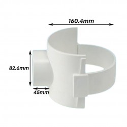 Bina Plastic UPVC Fittings Boss Connector 6" x 3" (160MMx82MM) Bina Plastic UPVC Fittings Boss Connector 6" x 3" (160MMx82MM)