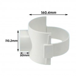 Bina Plastic UPVC Fittings Boss Connector 6" x 4" (160MMx110MM) Bina Plastic UPVC Fittings Boss Connector 6" x 4" (160MMx110MM)