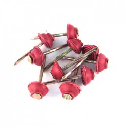 Ace Brand Rubber Head Twisted Roofing Nail 2" Red (80PCS/PKT)