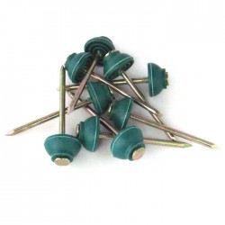 Ace Brand Rubber Head Twisted Roofing Nail 2" Green (80PCS/PKT)