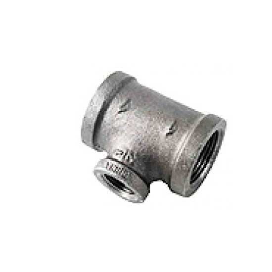 Galvanized Iron (GI) Fittings Reducing Tee 1" x 1/2" Galvanized Iron (GI) Fittings Reducing Tee 1" x 1/2"