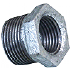 Galvanized Iron (GI) Fittings Bushing 1/2" x 3/8"