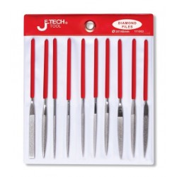 Jetech DF-10A Insulated Handle Diamond Mini File Set