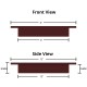 Koyomat 6'' x 12'' Heavy Duty Drain Cover Brown Penutup Longkang
