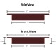 Koyomat 9'' x 12'' Heavy Duty Drain Cover Brown Penutup Longkang