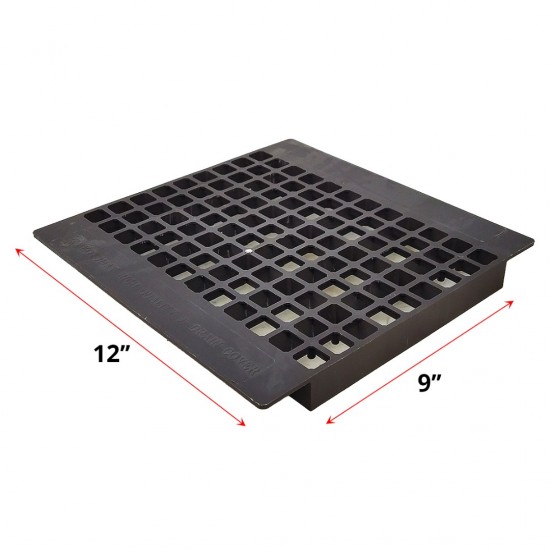 Koyomat 9'' x 12'' Heavy Duty Drain Cover Brown Penutup Longkang