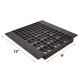 Koyomat 9'' x 12'' Heavy Duty Drain Cover Brown Penutup Longkang