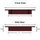Koyomat 12'' x 12'' Heavy Duty Drain Cover Brown Penutup Longkang Koyomat 12'' x 12'' Heavy Duty Drain Cover Brown Penutup Longkang