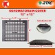Koyomat 12'' x 12'' Heavy Duty Drain Cover Brown Penutup Longkang Koyomat 12'' x 12'' Heavy Duty Drain Cover Brown Penutup Longkang