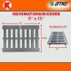 Koyomat 9'' x 15'' Heavy Duty Deluxe Drain Cover Grey Penutup Longkang Koyomat 9'' x 15'' Heavy Duty Deluxe Drain Cover Grey Penutup Longkang