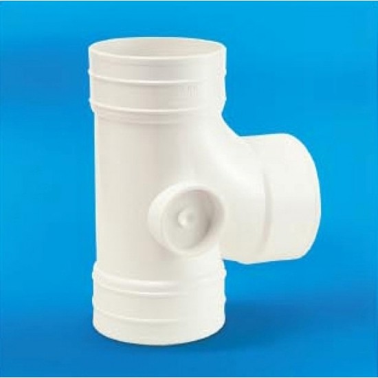 Bina Plastic UPVC Fittings Equal Single Branch 4" 110MM Bina Plastic UPVC Fittings Equal Single Branch 4" 110MM
