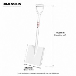 Square Shovel Steel Handle Square Shovel Steel Handle
