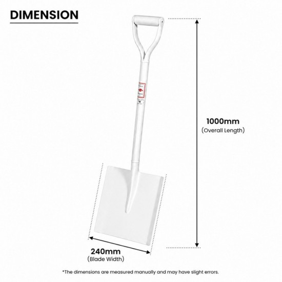 Square Shovel Steel Handle Square Shovel Steel Handle