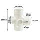 Bina Plastic UPVC Fittings Equal Single Branch I/O 4" 110MM Bina Plastic UPVC Fittings Equal Single Branch I/O 4" 110MM