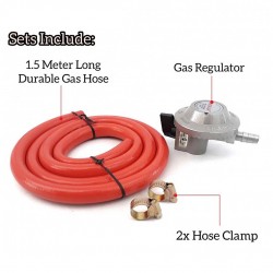 Hokah SA 102-PR Gas Regulator With High Pressure Hose 10MM x 1.5M