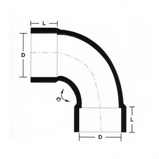 Bina Plastic UPVC Underground Fittings Sweep Bend 6" 160MM Bina Plastic UPVC Underground Fittings Sweep Bend 6" 160MM