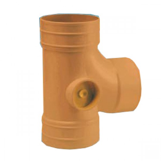Bina Plastic UPVC Underground Fittings Equal Single Branch 4" 110MM