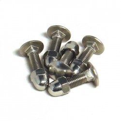 Stainless Steel Carriage Bolts & Nuts M8 x 30MM (L) with Cap Nut (5 SETS/PKT)